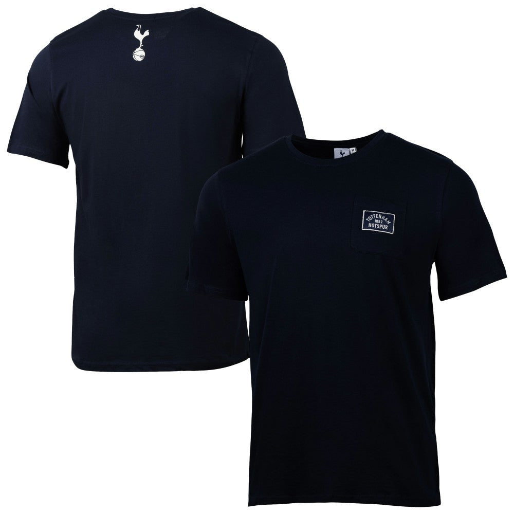 Tottenham Hotspur Sport Design Sweden Relaxed Post Match Pocket T-Shirt - Navy discount