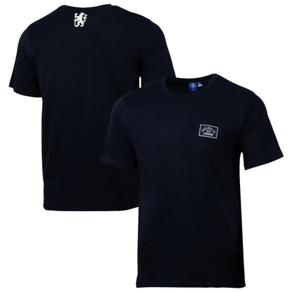 Chelsea Sport Design Sweden Relaxed Post Match Pocket T-Shirt - Navy on sale