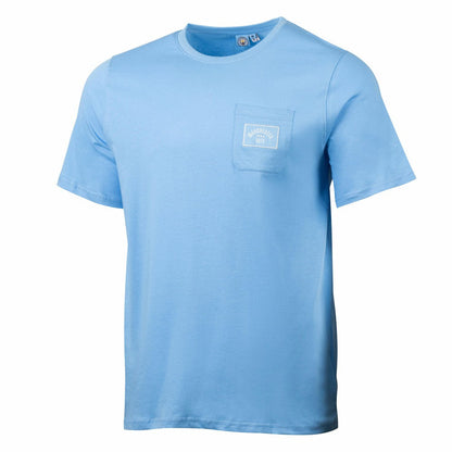 Manchester City Sport Design Sweden Relaxed Post Match Pocket T-Shirt - Sky Blue outlet