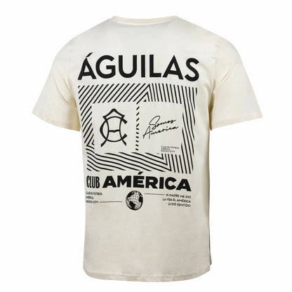 Club America Sport Design Sweden Everyday Relaxed T-Shirt - Cream shop