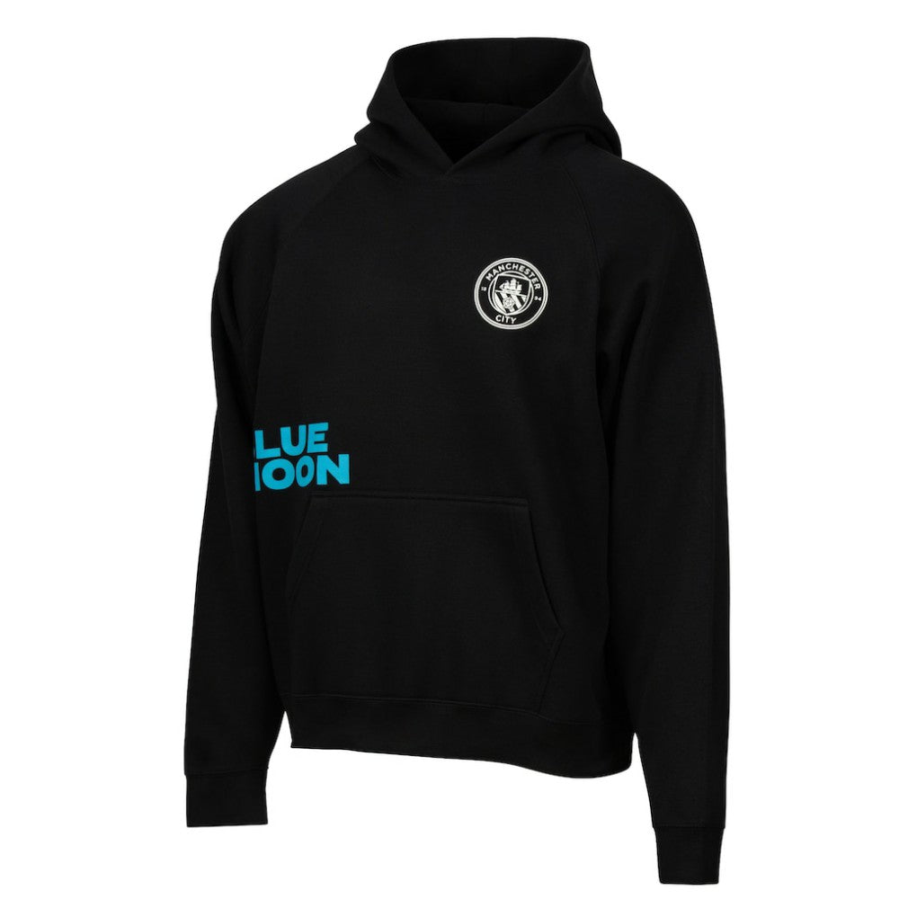 Manchester City Sport Design Sweden Overtime Oversized Raglan Hoodie - Black on sale