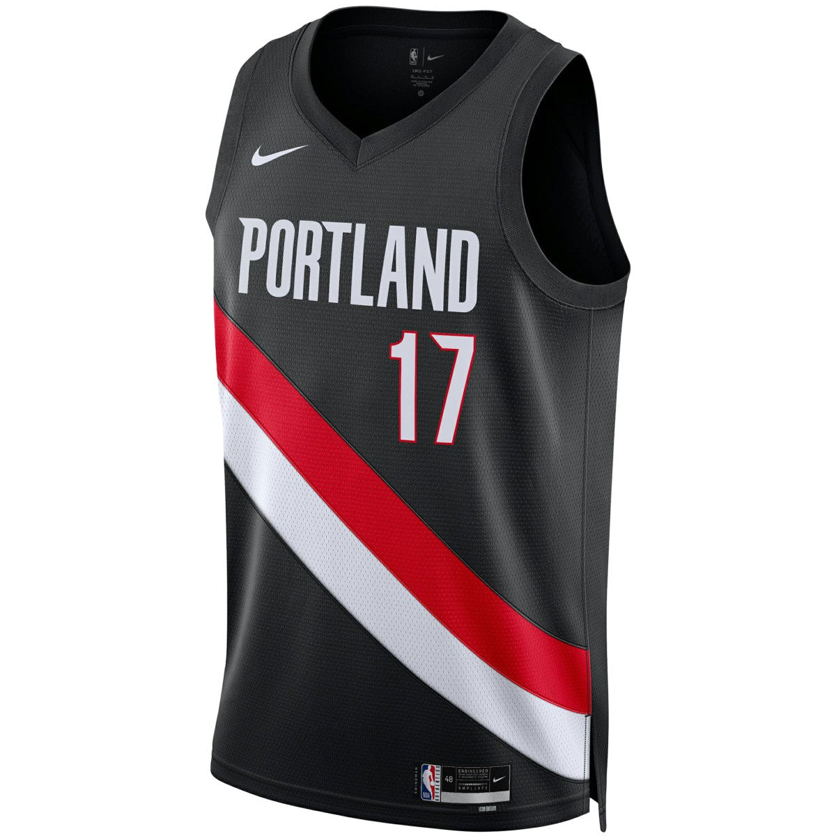 Shaedon Sharpe Portland Trail Blazers Unisex Swingman Jersey - Icon Edition - Black | Nike cheap
