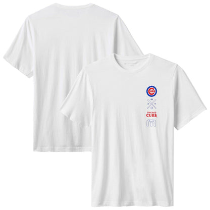 Chicago Cubs TravisMathew Sunset Slam 2.0 T-Shirt - White