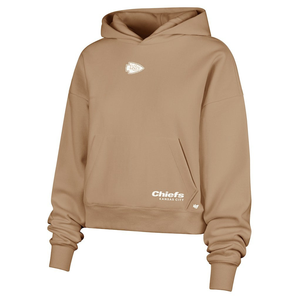 Kansas City Chiefs '47 Women's Sue Foundation Portabella Pullover Hoodie - Brown on sale