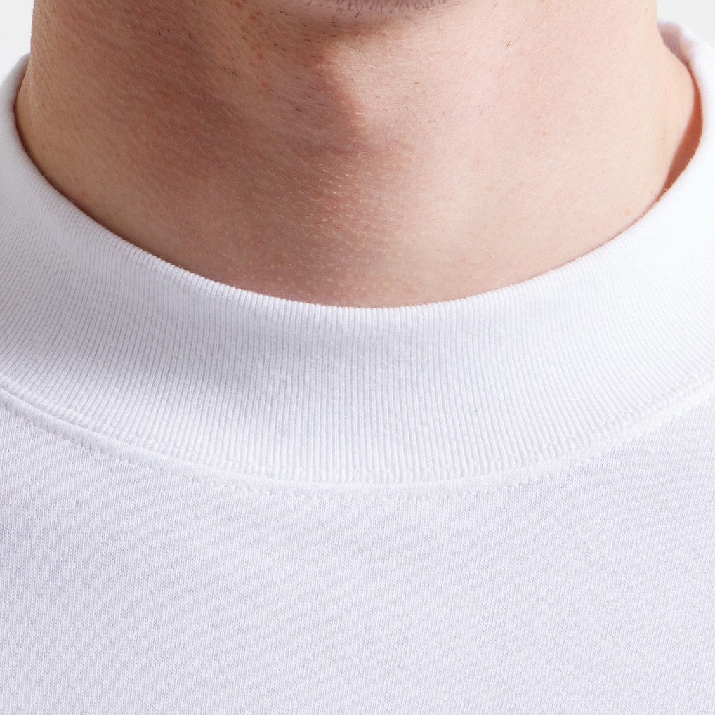 San Francisco 49ers x Todd Snyder Premium Jersey Mock Neck Tee - White discount