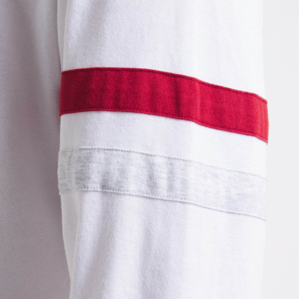 San Francisco 49ers x Todd Snyder Premium Jersey Mock Neck Tee - White discount