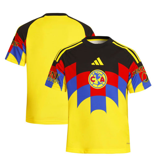 Club America Youth 2025/26 Home Replica Jersey - Yellow | Adidas for sale