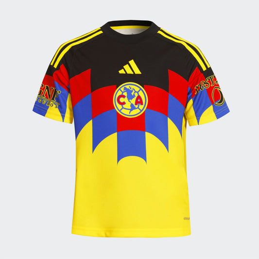 Club America Youth 2025/26 Home Replica Jersey - Yellow | Adidas for sale