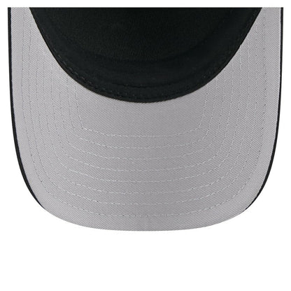 Washington Nationals City Initial 9FORTY A-Frame M-Crown Adjustable Trucker Hat - Black | New Era