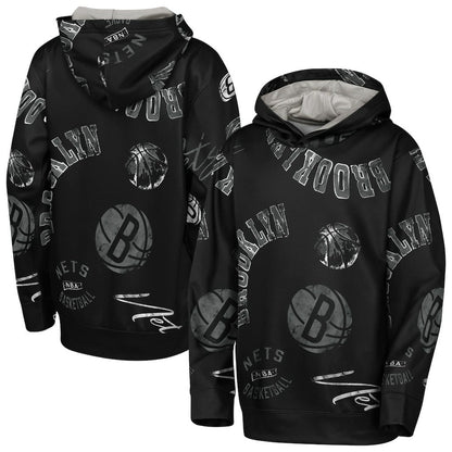 Brooklyn Nets Outerstuff Youth Moving Violation Hoodie - Black online
