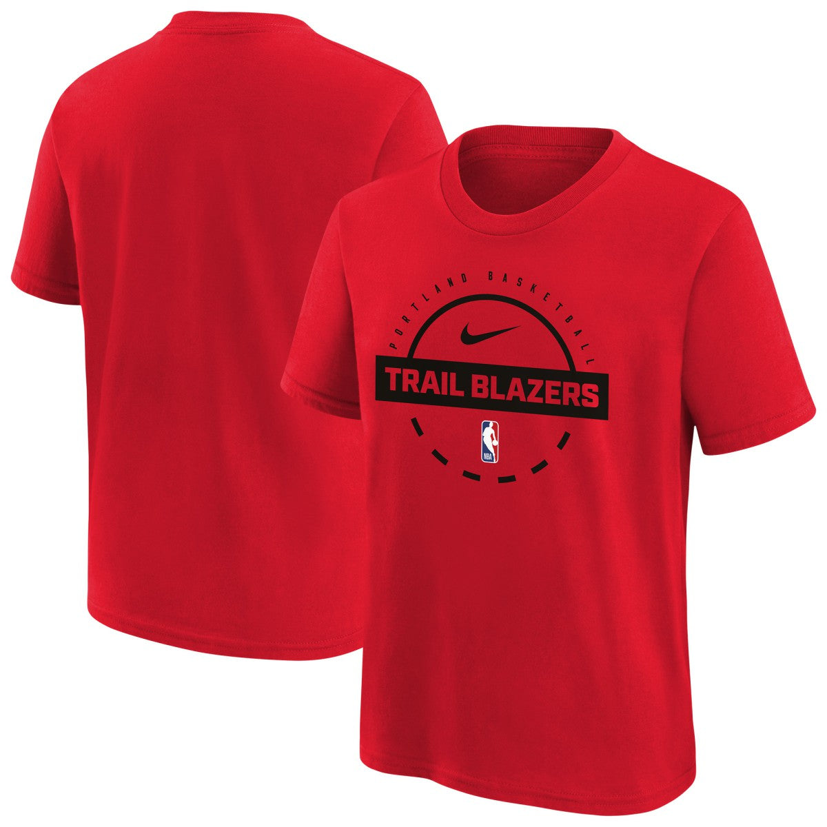 Portland Trail Blazers Youth Practice T-Shirt - Red | Nike shop