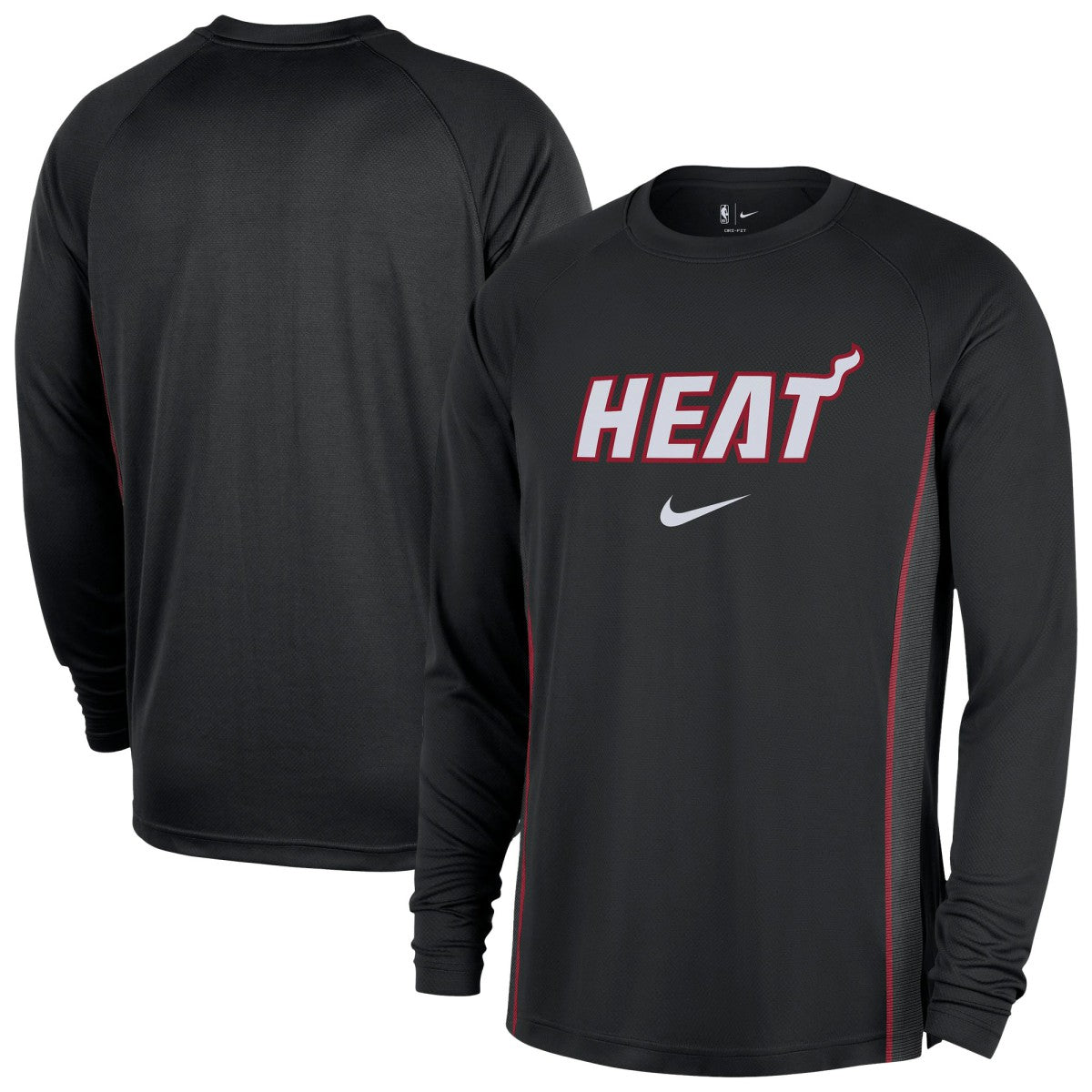 Miami Heat 2025/26 Authentic Pre-Game Legend Dri-FIT Long Sleeve Shooting Shirt - Black | Nike outlet