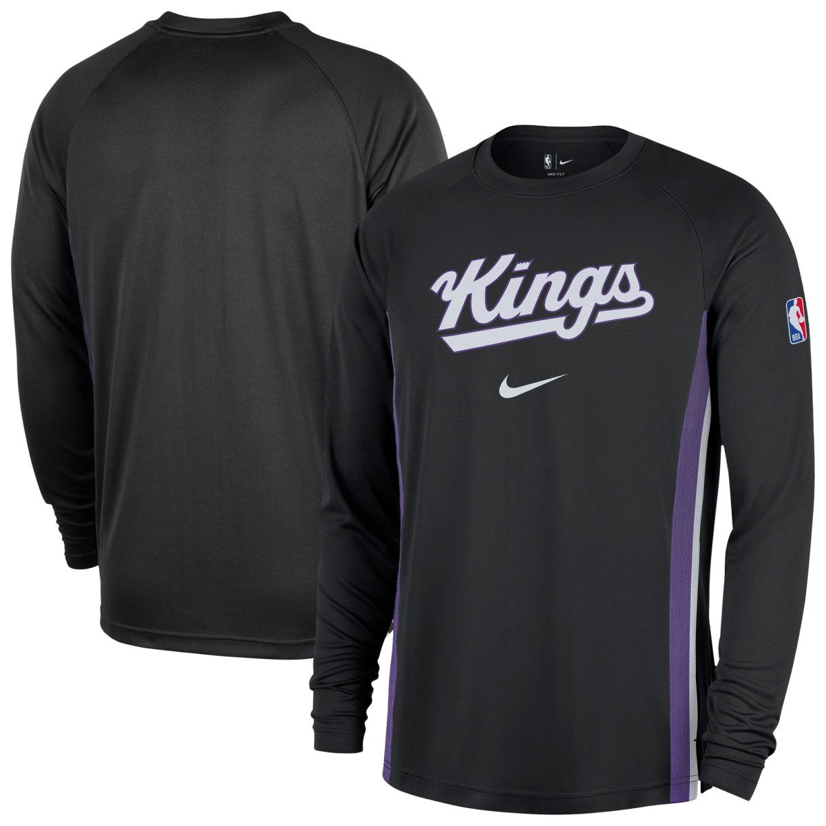 Sacramento Kings 2025/26 Authentic Pre-Game Legend Dri-FIT Long Sleeve Shooting Shirt - Black | Nike for sale
