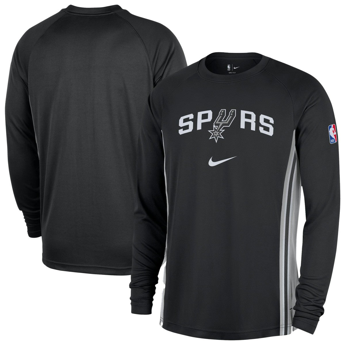 San Antonio Spurs 2025/26 Authentic Pre-Game Legend Dri-FIT Long Sleeve Shooting Shirt - Black | Nike on sale