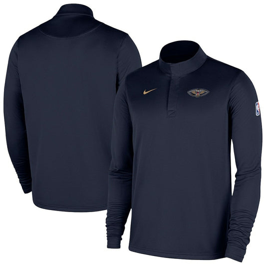 New Orleans Pelicans 2025/26 Authentic Coaches Quarter-Zip Dri-Fit Top - Navy | Nike outlet