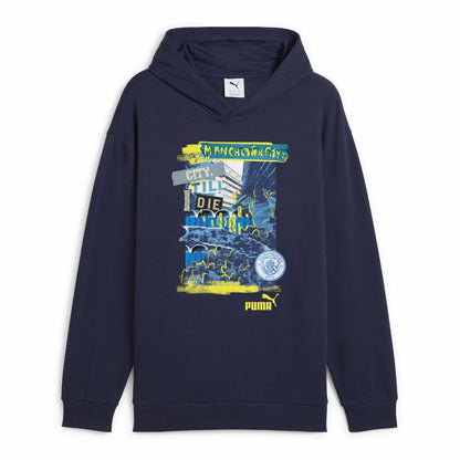 Manchester City ftblNRGY+ Pullover Hoodie - Navy | Puma on sale