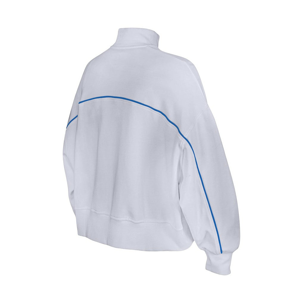 New Era Buffalo Bills Female Adult White Functional Fandom Quarter-Zip Sweatshirt on sale