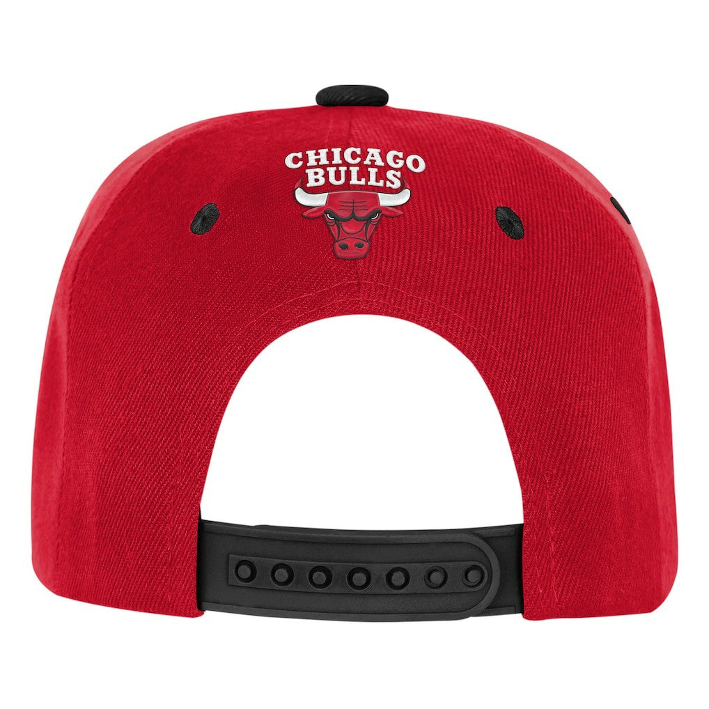 Chicago Bulls Outerstuff Youth Two-Tone Snapback Hat - Red/Black sale