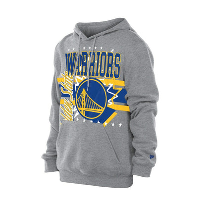 Golden State Warriors Injection Sport Classics Fleece Hoodie - Heather Gray | New Era discount