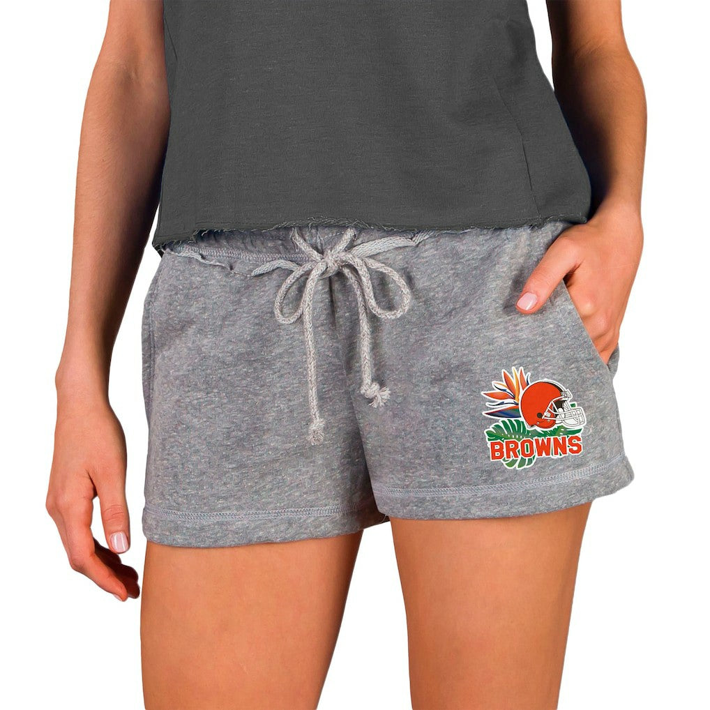 Cleveland Browns Concepts Sport Women's Mainstream Terry Shorts - Gray outlet