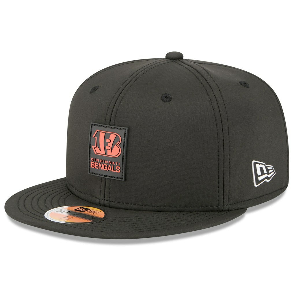 Cincinnati Bengals New Era 2025 Sideline 59FIFTY Fitted Hat - Black cheap