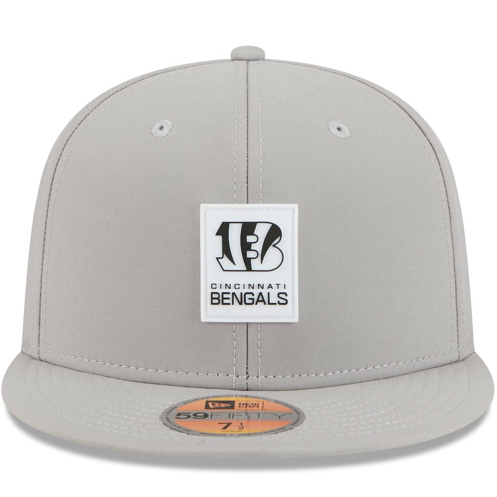 Cincinnati Bengals New Era 2025 Sideline 59FIFTY Fitted Hat - Gray discount