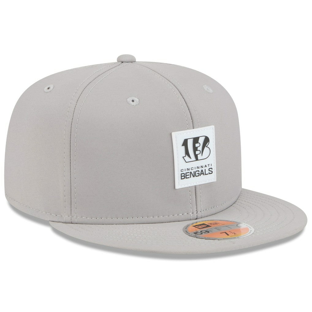 Cincinnati Bengals New Era 2025 Sideline 59FIFTY Fitted Hat - Gray discount