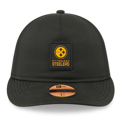 Pittsburgh Steelers New Era 2025 Sideline Retro Crown 59FIFTY Fitted Hat - Black discount