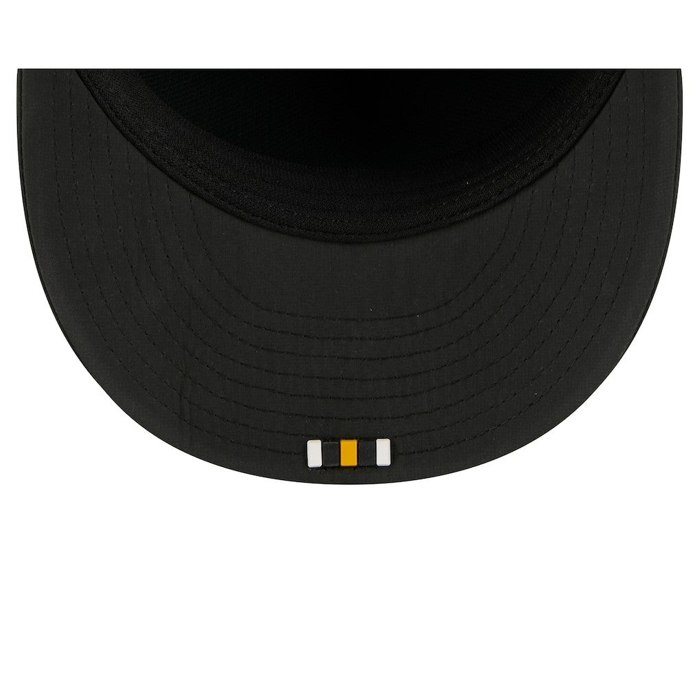 Pittsburgh Steelers New Era 2025 Sideline Retro Crown 59FIFTY Fitted Hat - Black discount