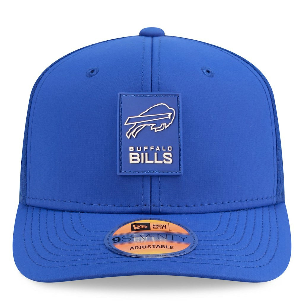 Buffalo Bills New Era 2025 Sideline 9SEVENTY Trucker Adjustable Hat - Royal cheap