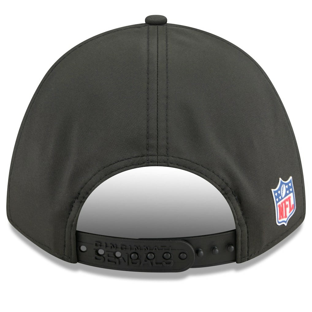 Cincinnati Bengals New Era 2025 Sideline M-Crown 9FORTY Adjustable Hat - Black discount