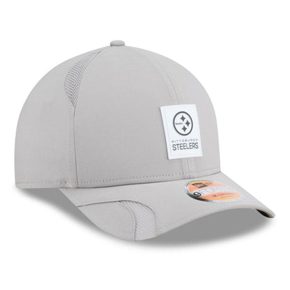 Pittsburgh Steelers New Era 2025 Sideline M-Crown 9FORTY Adjustable Hat - Gray discount