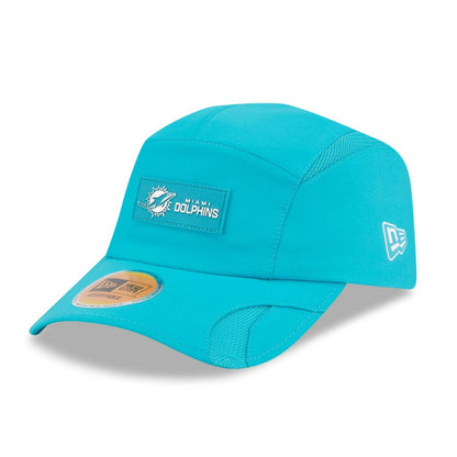 Miami Dolphins New Era 2025 Sideline Runner Adjustable Hat - Aqua cheap