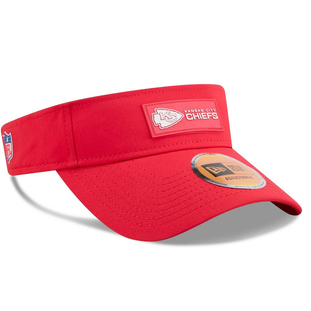 Kansas City Chiefs New Era 2025 Sideline Visor - Red sale