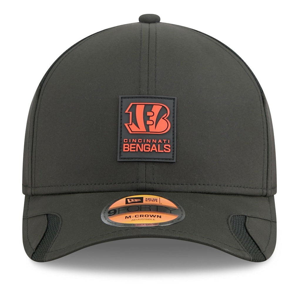 Cincinnati Bengals New Era Youth 2025 Sideline 9FORTY Adjustable Hat - Black outlet