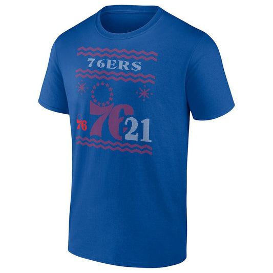 Joel Embiid Philadelphia 76ers Ugly Sweater Name & Number T-Shirt - Royal for sale