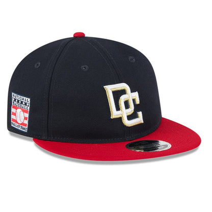 Washington Nationals Baseball Hall of Fame Retro Crown 9FIFTY Adjustable Hat - Navy/Red | New Era
