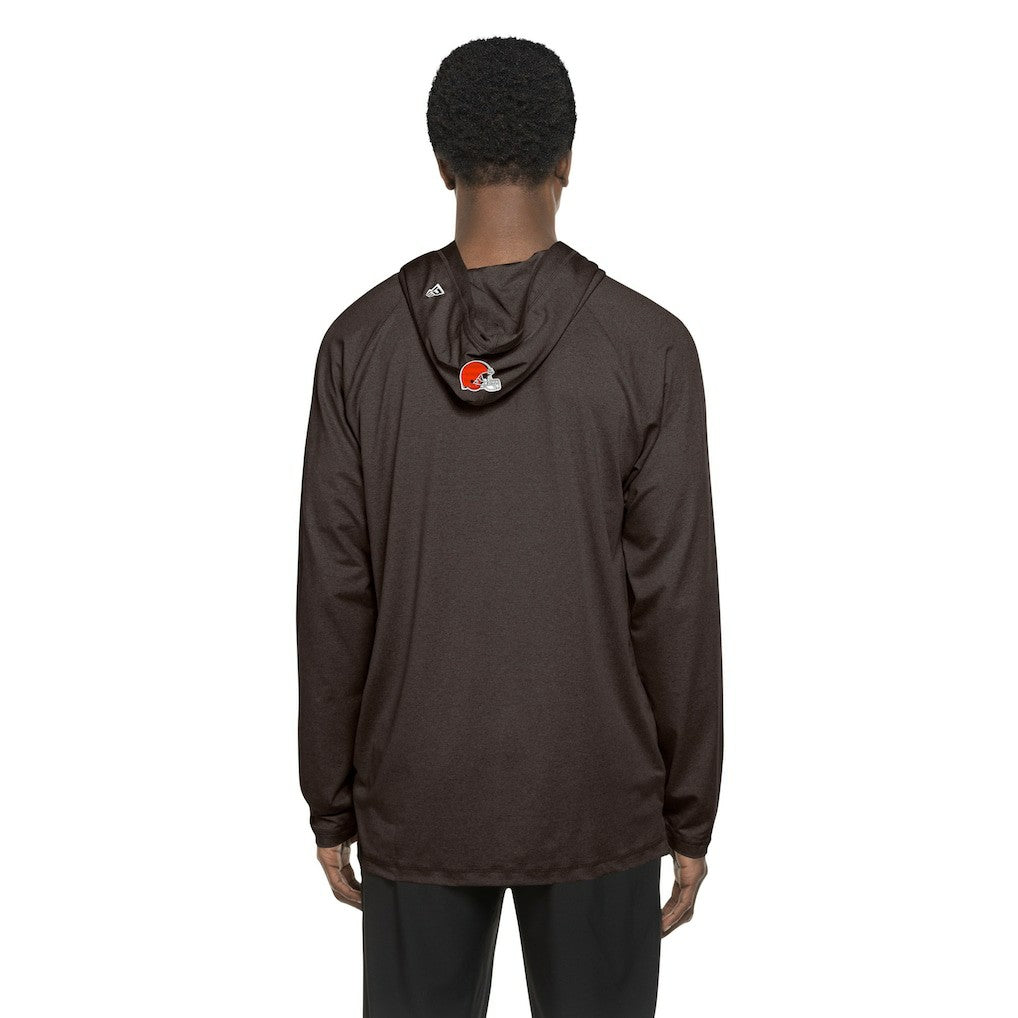 Cleveland Browns New Era Functional Fandom Hoodie - Brown for sale