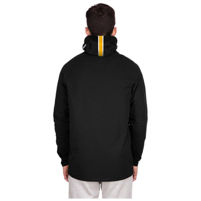Green Bay Packers New Era Functional Fandom Balaclava Helmet Stripe Tri-Blend Hoodie - Black sale