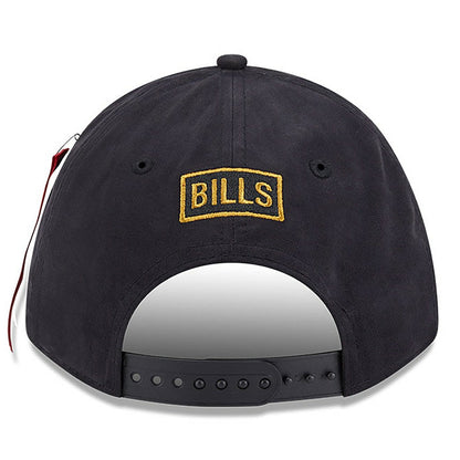 Buffalo Bills New Era x Alpha Industries A-Frame 9FORTY Adjustable Hat - Black cheap