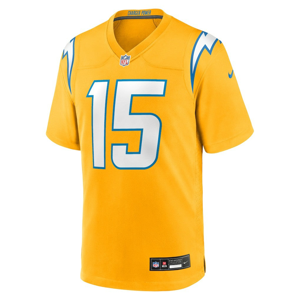 Ladd McConkey Los Angeles Chargers Alternate Charger Power Game Player Jersey - Gold | Nike sale