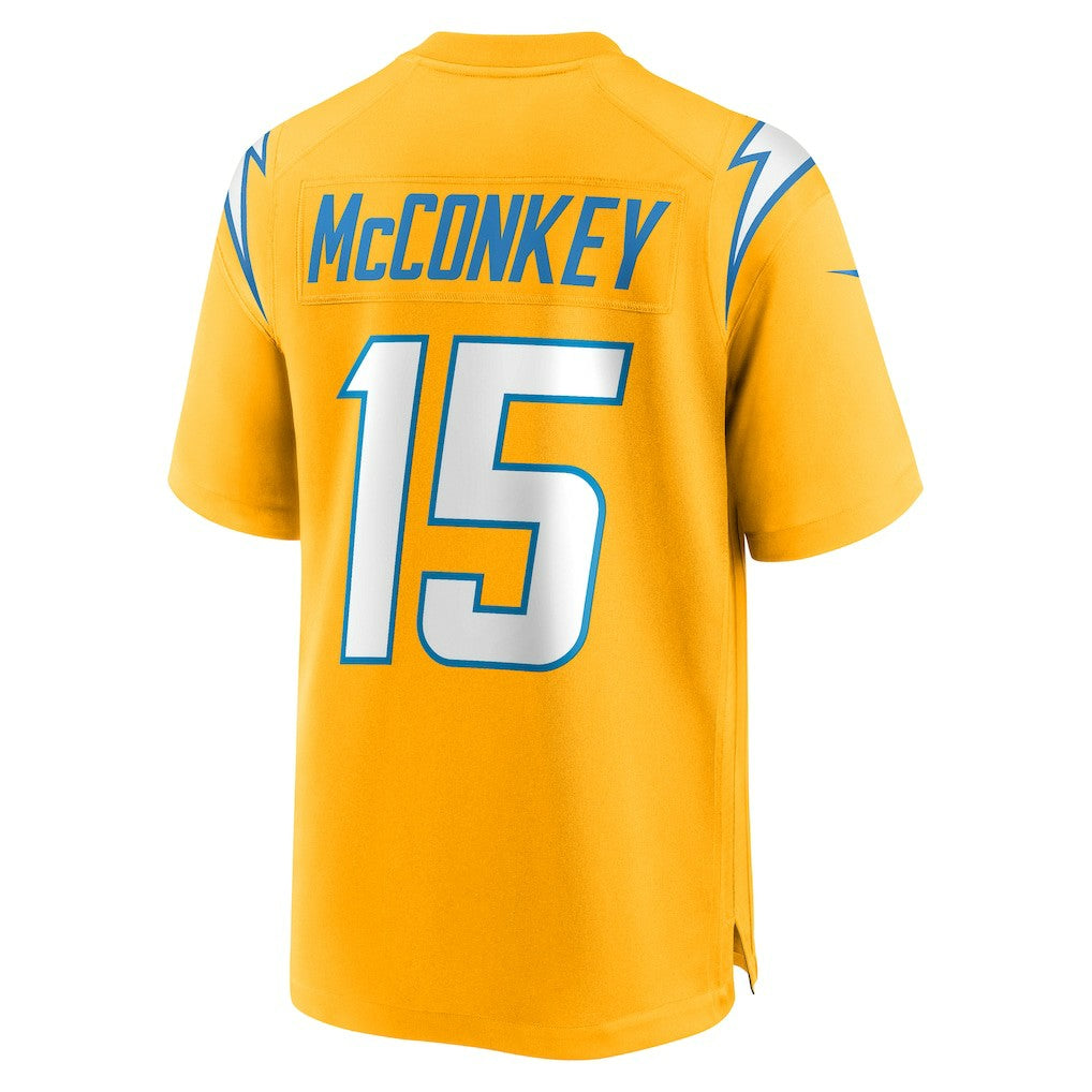Ladd McConkey Los Angeles Chargers Alternate Charger Power Game Player Jersey - Gold | Nike sale