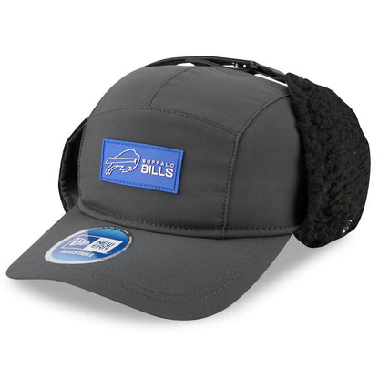 Buffalo Bills New Era 2025 Sideline Cold Weather Runner Dog Ear Adjustable Hat - Charcoal discount