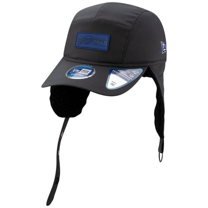 Buffalo Bills New Era 2025 Sideline Cold Weather Runner Dog Ear Adjustable Hat - Charcoal discount
