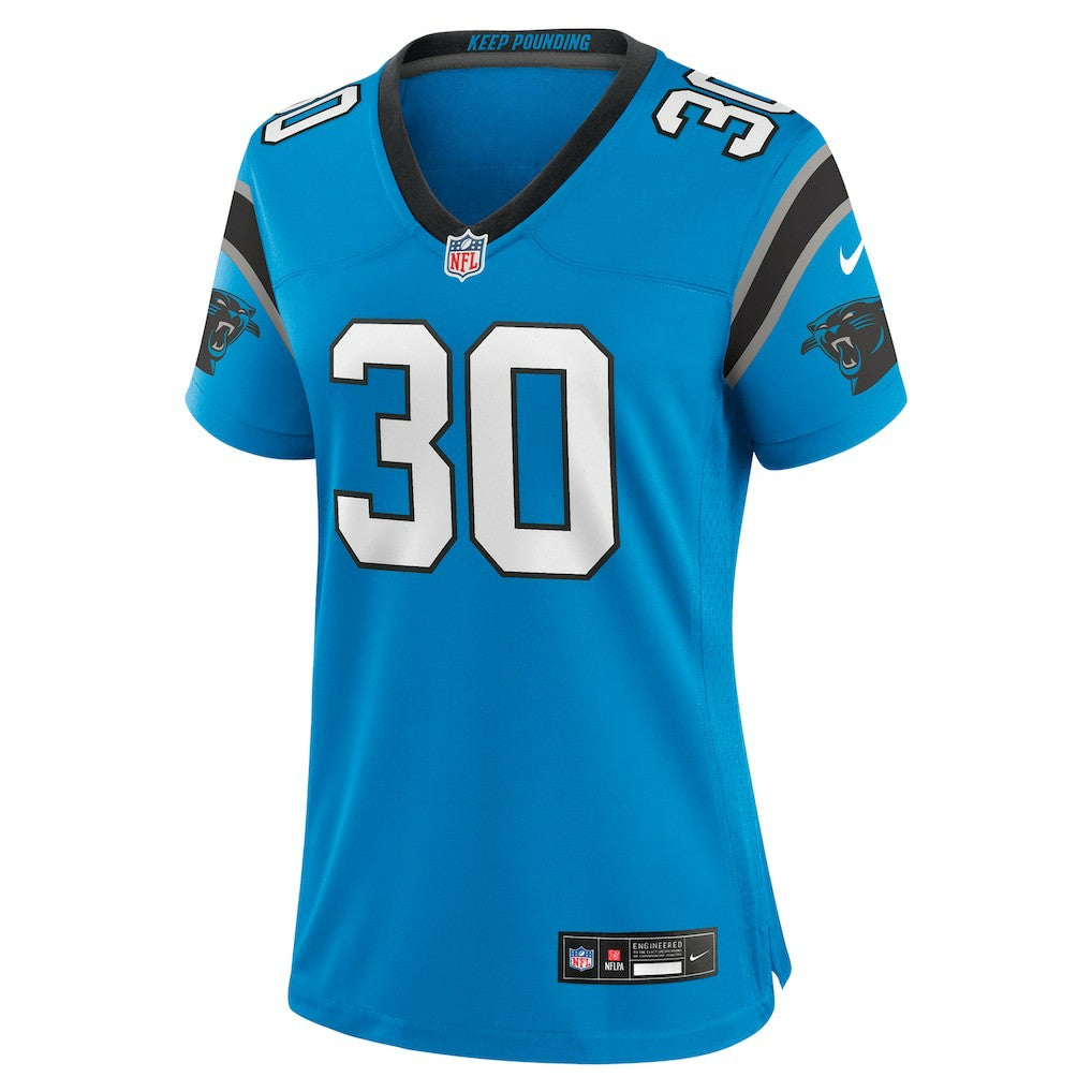 Chuba Hubbard Carolina Panthers Women's Alternate Game Jersey - Blue | Nike on sale