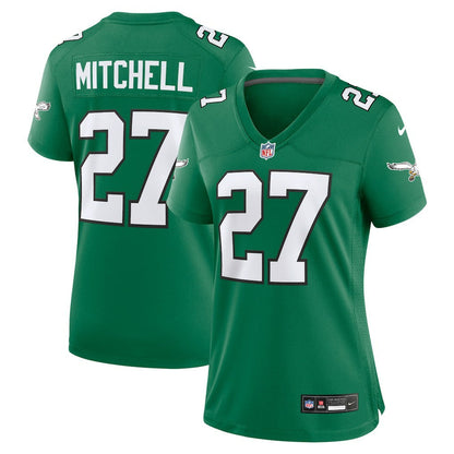 Quinyon Mitchell Philadelphia Eagles Women's Alternate Game Jersey - Kelly Green | Nike on sale