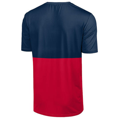 Atlanta Braves FOCO Big Logo Mascot T-Shirt - Navy/Red