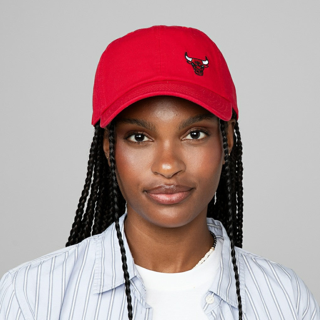 Chicago Bulls Women's Micro Lefty Adjustable Hat - Red | Mitchell & Ness sale