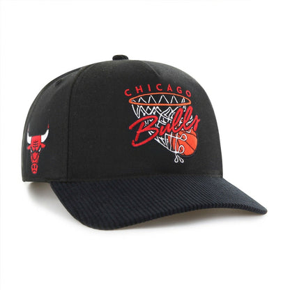 Chicago Bulls '47 Nothing But Net Hitch Adjustable Hat - Black | 47 brand outlet