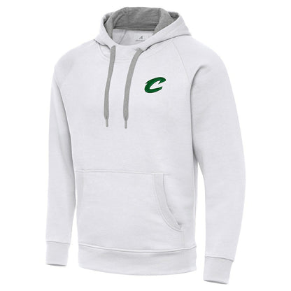 Cleveland Cavaliers Antigua St. Patrick's Day Victory Raglan Pullover Hoodie - White on sale
